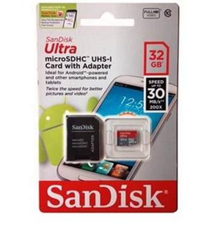 Memoria Microsd 32gb Sandisk Ultra Para Smartphone