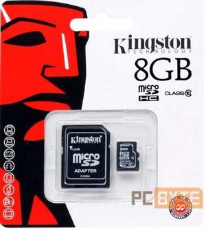 Memoria Microsd 8gb Kingston Sdhc Alta Velocidad Original