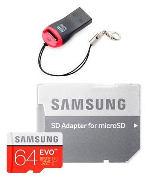 Memoria Samsung Evo Plus 64gb Micro Sd Xc 80mb/seg Clase 10