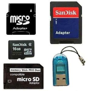 Sandisk Tarjeta De Memoria Micro Sd De 16 Gb Minisd, Sd Amp