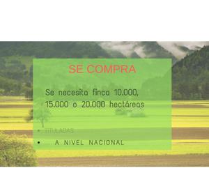 Se compran fincas