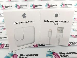 Cargador Iphone Ipad 100% Original 12v Cable + Adaptador