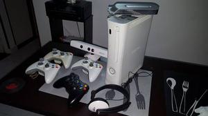 xbox 360 con 4 controles