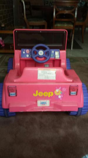 Carro Jeep Barbie de Batería