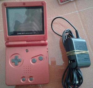 Consola Gba Sp Con Juegos De Pokemon Y Estuche