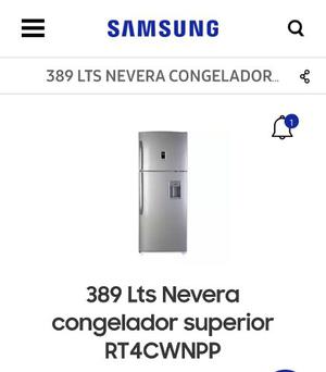 Nevera Samsung No Frost 389 Lts, Desodorante, Luz Led Interi