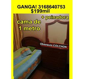 REMATE DE CAMA CON PEINADORA $199 MIL cel: