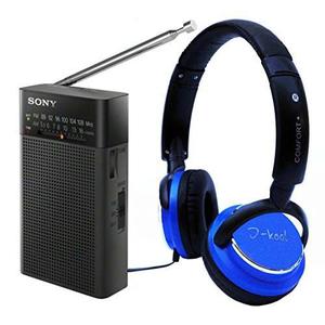 Sony Icfp26 Radio Am / Fm Portátil Negro Y Bono I-kool