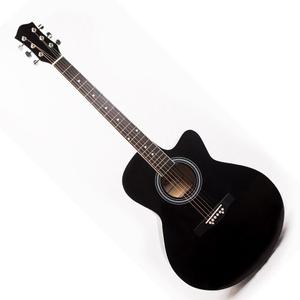 Guitarra Acustica Folk Konige K228bk Negro 40pg