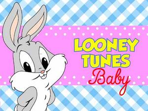 Kit Imprimible Baby Looney Tunes Diseñá Tarjetas Cumples