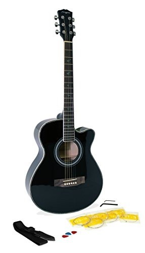 Martin Smith W-401e-bk Cutaway Eléctrico De La Guitarra