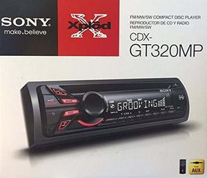 Sony Xplod Cdx-gt320mp Cd Receptor Con 52 X 4 Vatios De A...