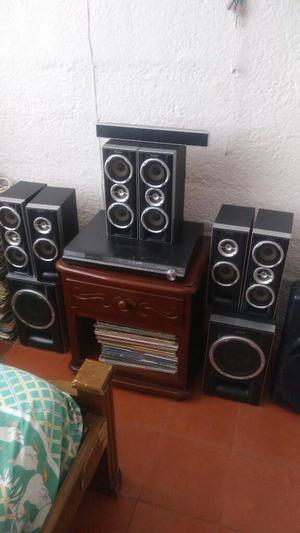 Amplificador Hdmi Y Parlantes Potente Hd