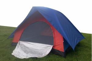 Carpa Con Sobrecarpa Sobre Carpa 4 Personas Para Camping