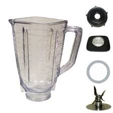 Juego Oster Vaso Licuadora Vidrio + Base + Tapa + Cuchillas