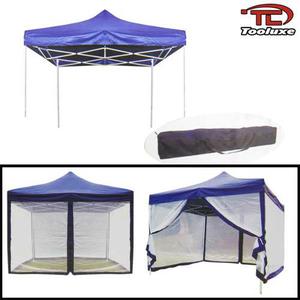 Toldo De 10 Pies X 10 Pies Con Mosquitero Doble Gazebo,