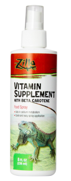 spray para la dieta de reptiles marca zilla 236ml