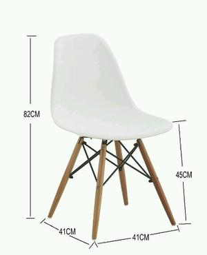 Silla Diseñador Eames Blanca Y Mas Colores Envio Gratis Aaa