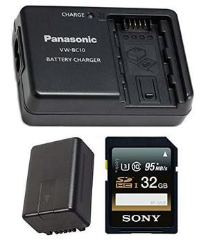 Batería De La Videocámara De Panasonic Y Paquete De Viaje