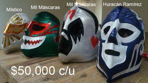 Máscaras de lucha libre traidas desde México