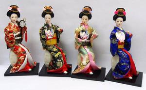 Muñeca Japonesa En Porcelana De 26 Cm Con Envío Gratis