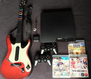 Playstation 3 Slim 3 Juegos Guitarra