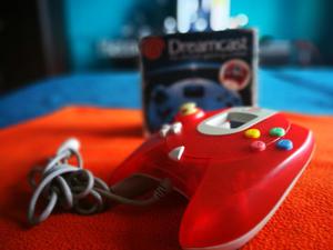 Control Sega Dreamcast Rojo en Caja