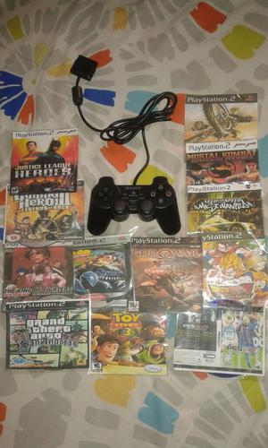 Control de Ps2 12 Juegos