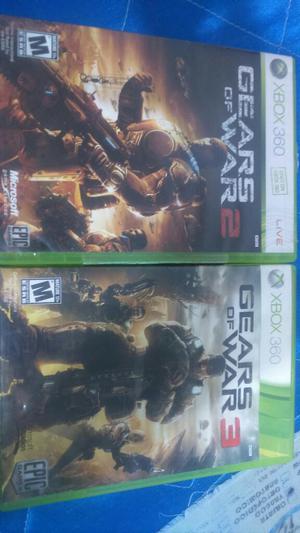Gears 2 Y 3 Xbox 360 Originales Perfecto