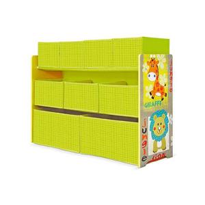 Mueble Infantil Con Canastos 92x30x60 Cm Verde