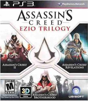 PS3 ASSASSINs CREED Ezio Trilogy FISICO