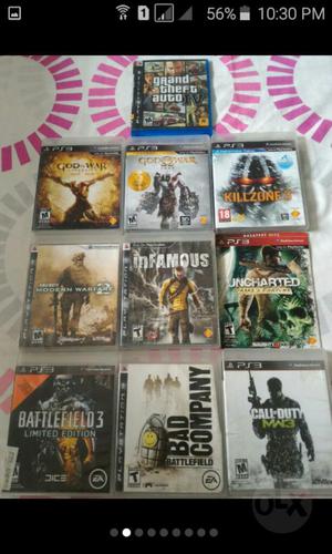 Vendo Juegos de Ps3 desde 15 hasta 40