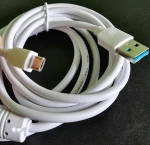 CABLE DATOS/CARGA USB A CONECTOR MICRO USB, 2 METROS, BLANCO