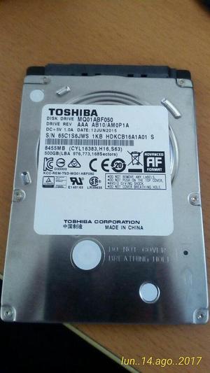 Disco Duro Toshiba 500 Gb Slim