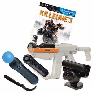 Kit Move Mas Sharp Shooter Y Juego Killzone, Ps3, Disponible