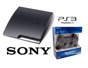 Playstation 3 Slim Psgb Sony 2da 11 Juegos 3 Controles