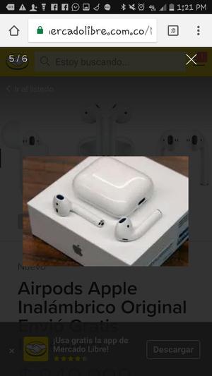 Airpods Apple Inalambricos Originales