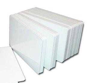 Caja De Carnet Pvc Blanco X 230 Unidades