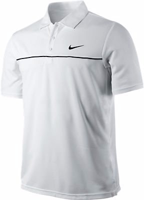Camiseta Nike Polo Tennis Ref  Color Blanco Talla M
