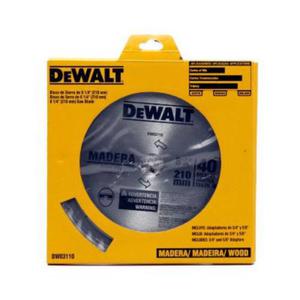 Disco Madera 8 1/4 Pulgadas 40 Dientes Dewalt