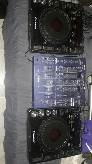 Mixer Tascam X9 Y 2 Unidades Pionner