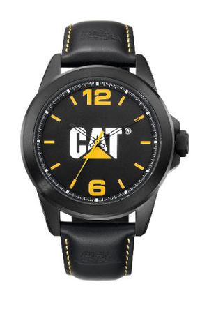 Reloj Cat/cab/caja:pvd Negro/correa:cuero - Ys 