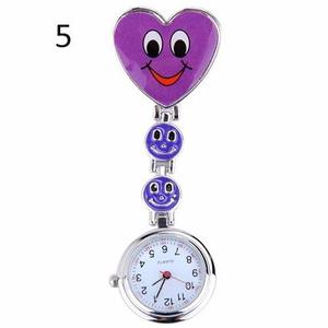 Reloj De Pinza Enfermera Corazón Exclusivo Para Enfermería