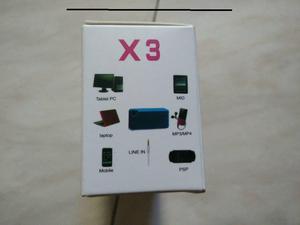 reproductor x3 portable bluetooth parlante portatil nuevo en