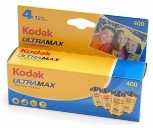 4x Kodak Ultramax 400 Velocidad 35mm 36 Exposiciones