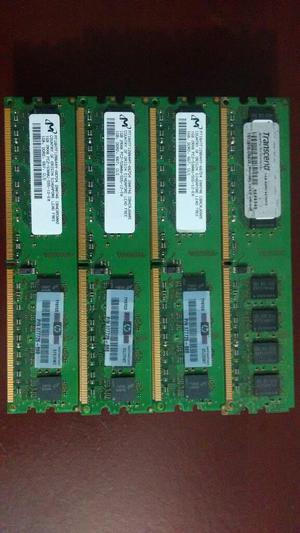 Memorias Ram Ddr2 de 1gb