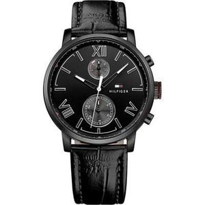 Reloj Tommy Hilfiger  Cuero Negro Hombre