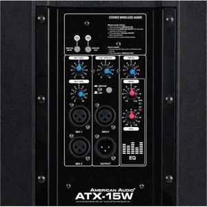 American Audio Atx-15w 15 2 Way Speaker With Wireless Stere
