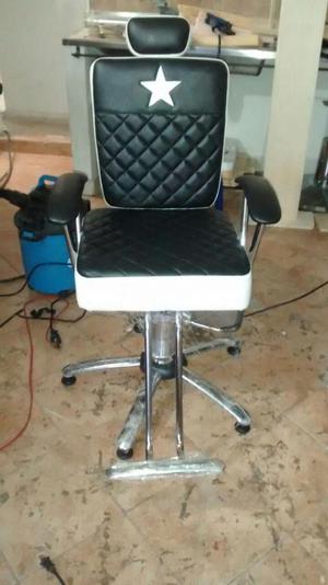 silla para barberia con garantia fabrica
