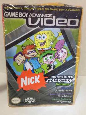 Gameboy Advance Vídeo Volumen 1 Nicktoon's Colecction